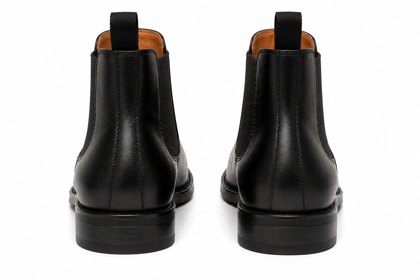 Black Leather Classic Chelsea Boots