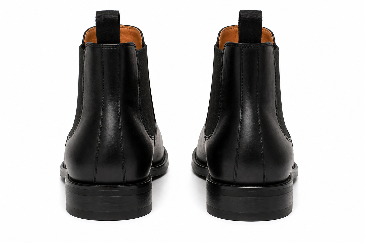 Black Leather Classic Chelsea Boots