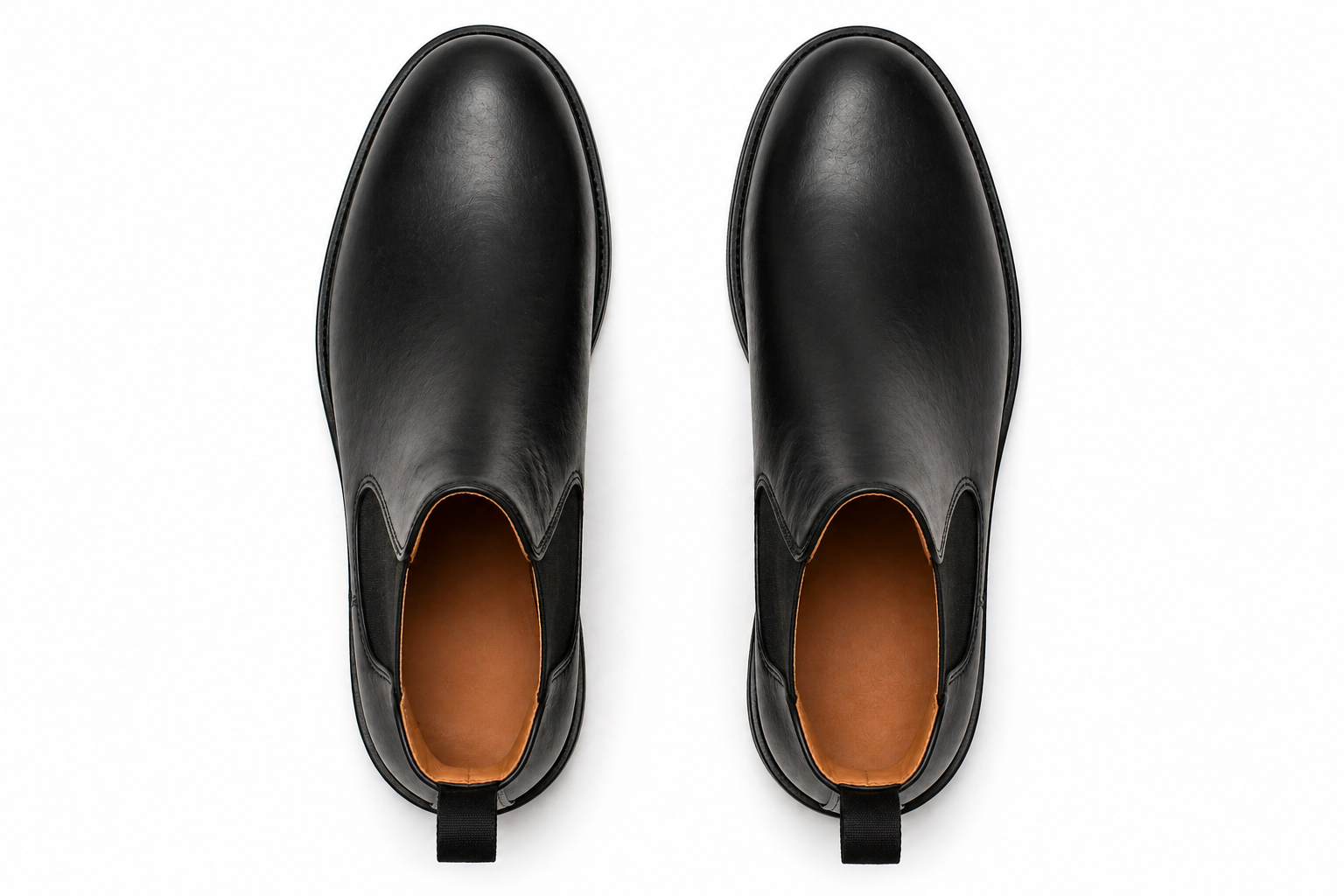 Black Leather Classic Chelsea Boots
