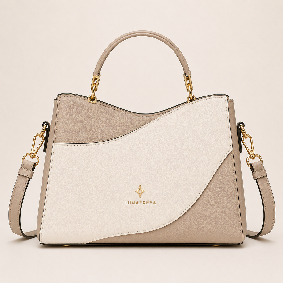 The Luna Two-Tone Satchel