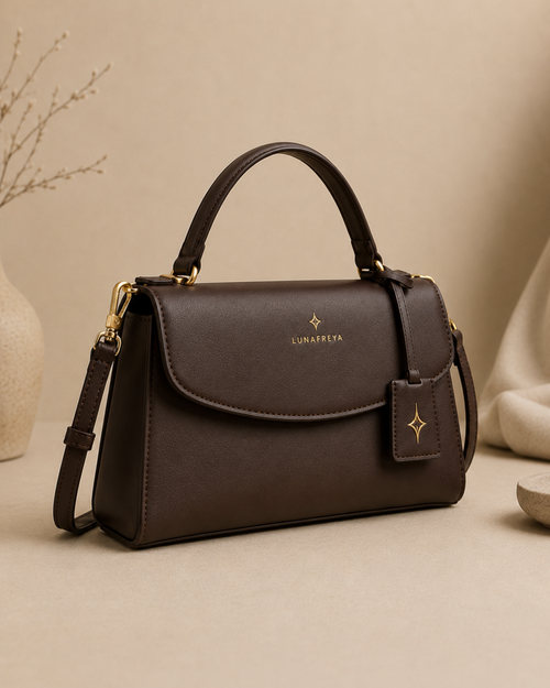 The Luna Flap Top Handle