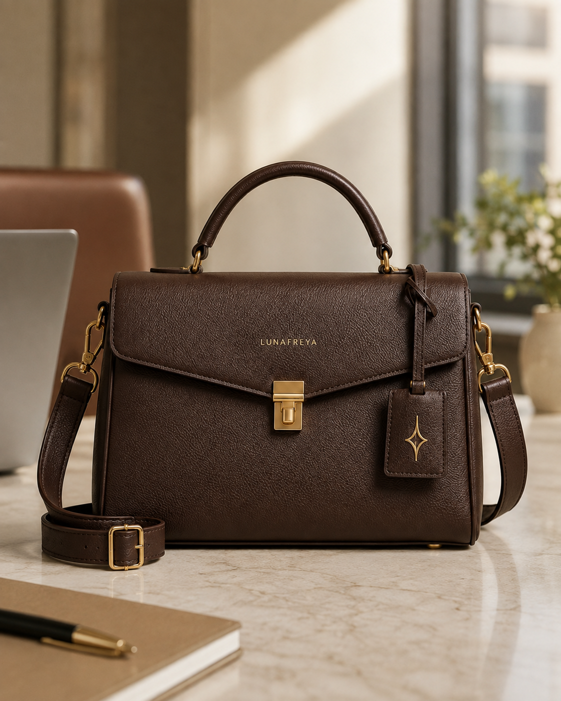 The Luna Lock Satchel